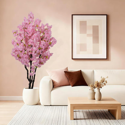 5.9ft Tall Pink Artificial Cherry Blossom Tree