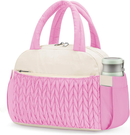 Lunch Box Lunch Bag for Women Men,Reusable Cute Lunch Pail bag,Leakproof,Insulated LunchBox Tote Compact 10L, Cooler Lunch Container for Work Travel Office