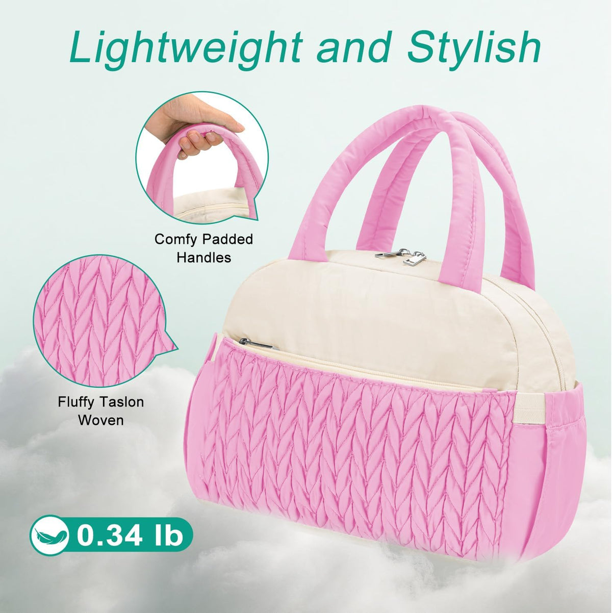 Lunch Box Lunch Bag for Women Men,Reusable Cute Lunch Pail bag,Leakproof,Insulated LunchBox Tote Compact 10L, Cooler Lunch Container for Work Travel Office