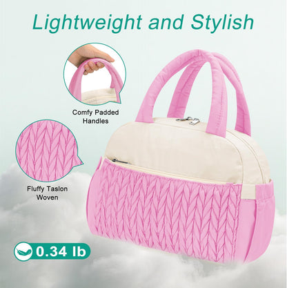 Lunch Box Lunch Bag for Women Men,Reusable Cute Lunch Pail bag,Leakproof,Insulated LunchBox Tote Compact 10L, Cooler Lunch Container for Work Travel Office
