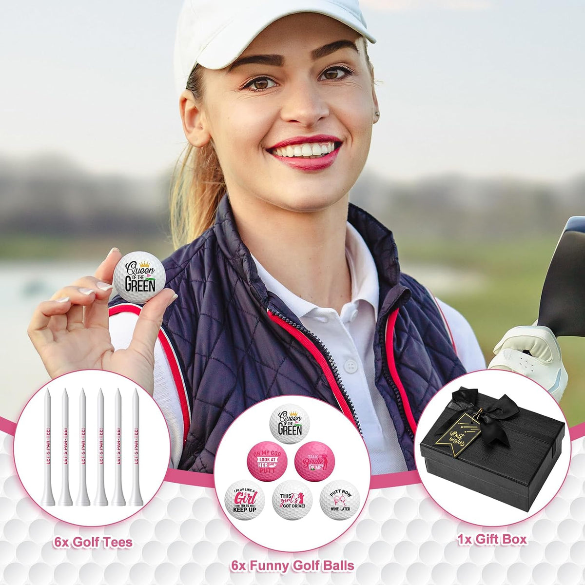 Women's Golf Ball Funny Golf Ball for Women