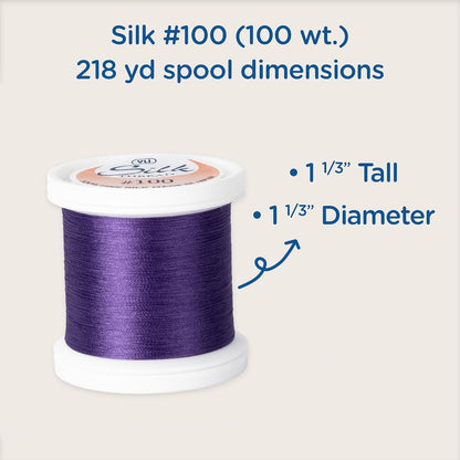 Silk Thread – 100 wt Fine Japanese Silk for Appliqué, EPP, and Quilting - Pink