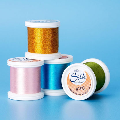 Silk Thread – 100 wt Fine Japanese Silk for Appliqué, EPP, and Quilting - Pink