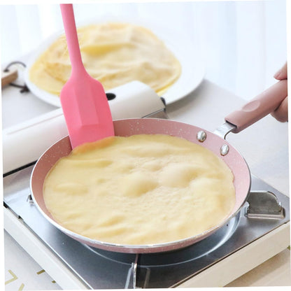 Pink Aluminum Omelette Pancake Pan for Cooking and Restaurant Use