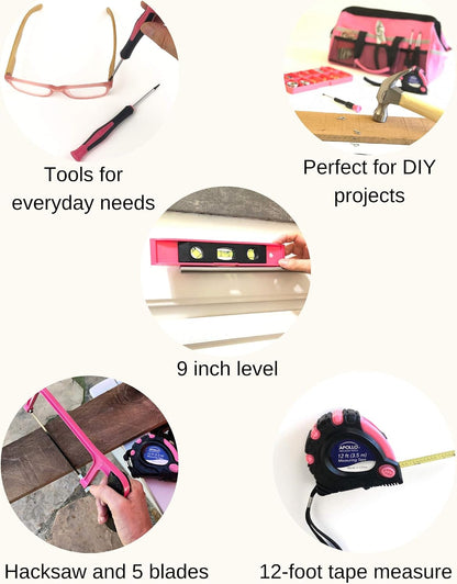 201 Piece Home Tool Set, Pink DT0020P