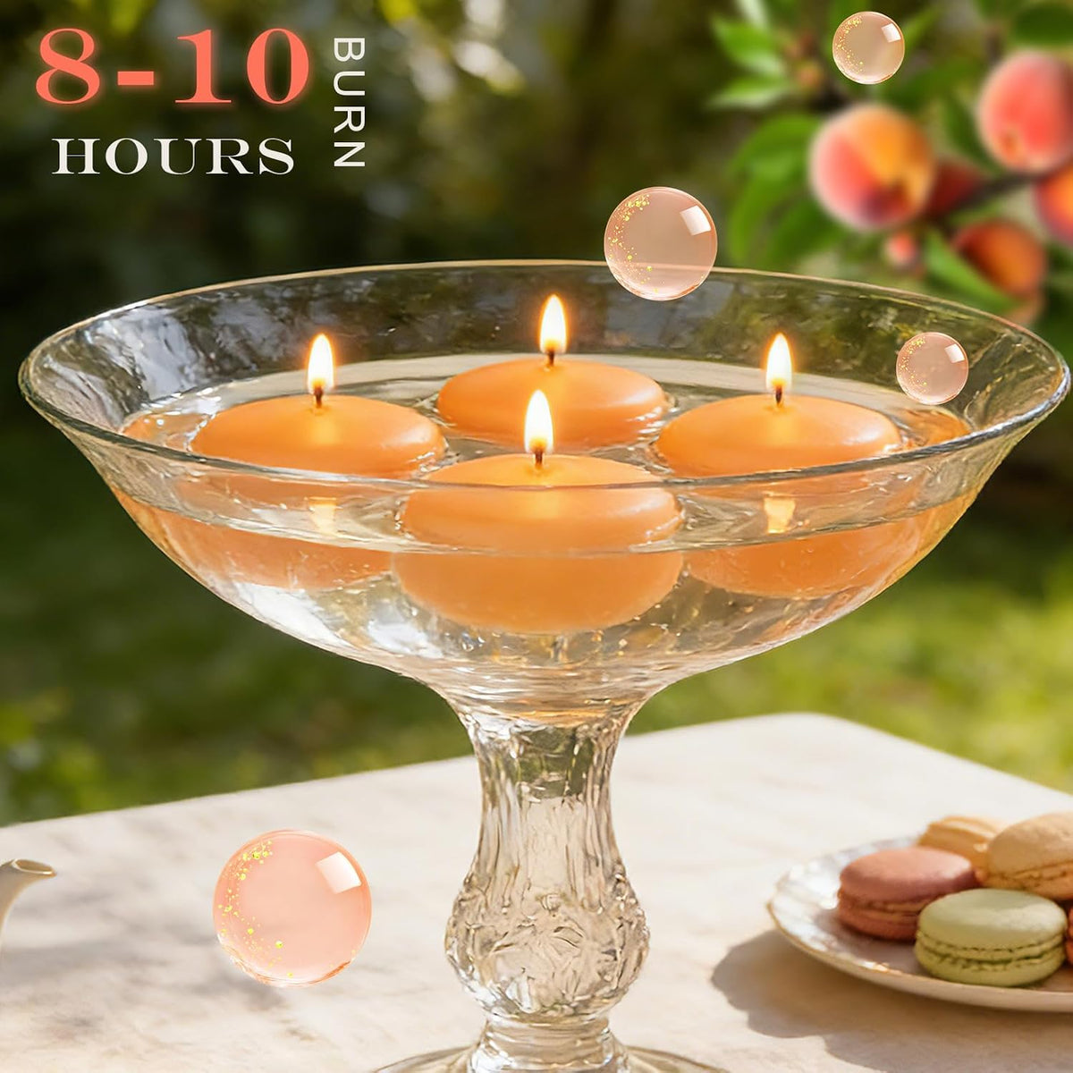 Floating Candles Scented 36 Packs, 3 Inch Floating Candle