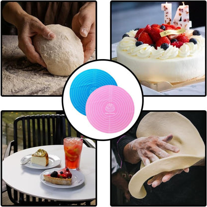 2 Pcs 12 Inch Silicone cake mats, Cake turntable mat