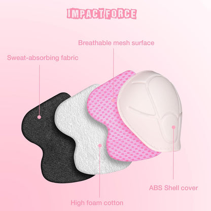 Kids Protective Gear Set - Knee Pads Elbow Pads with Wrist Guards for Ages 3-12 | 3-in-1 Safety Protective Gear for Skating, Cycling, Biking, Roller Skates, Scooters (Pink, ‎S(3-7Years))