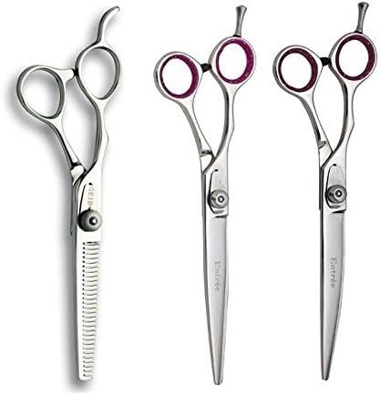 Geib Left Handed Grooming Shears 3 Piece Kit Professional Entree Scissor Set