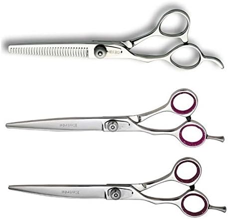 Geib Left Handed Grooming Shears 3 Piece Kit Professional Entree Scissor Set