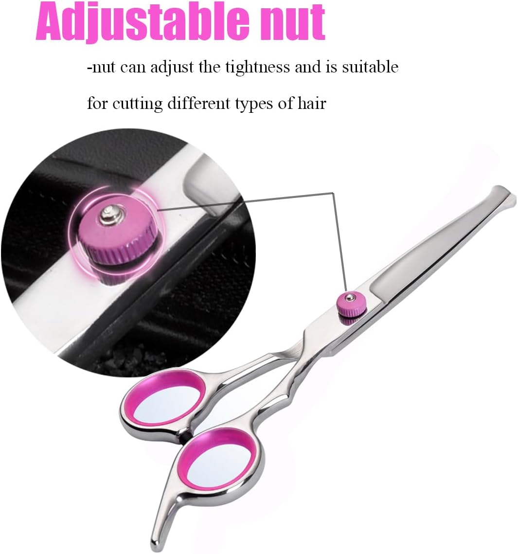 Dog Grooming Scissors, Stainless Steel Dogs Cats Pets Grooming Shears
