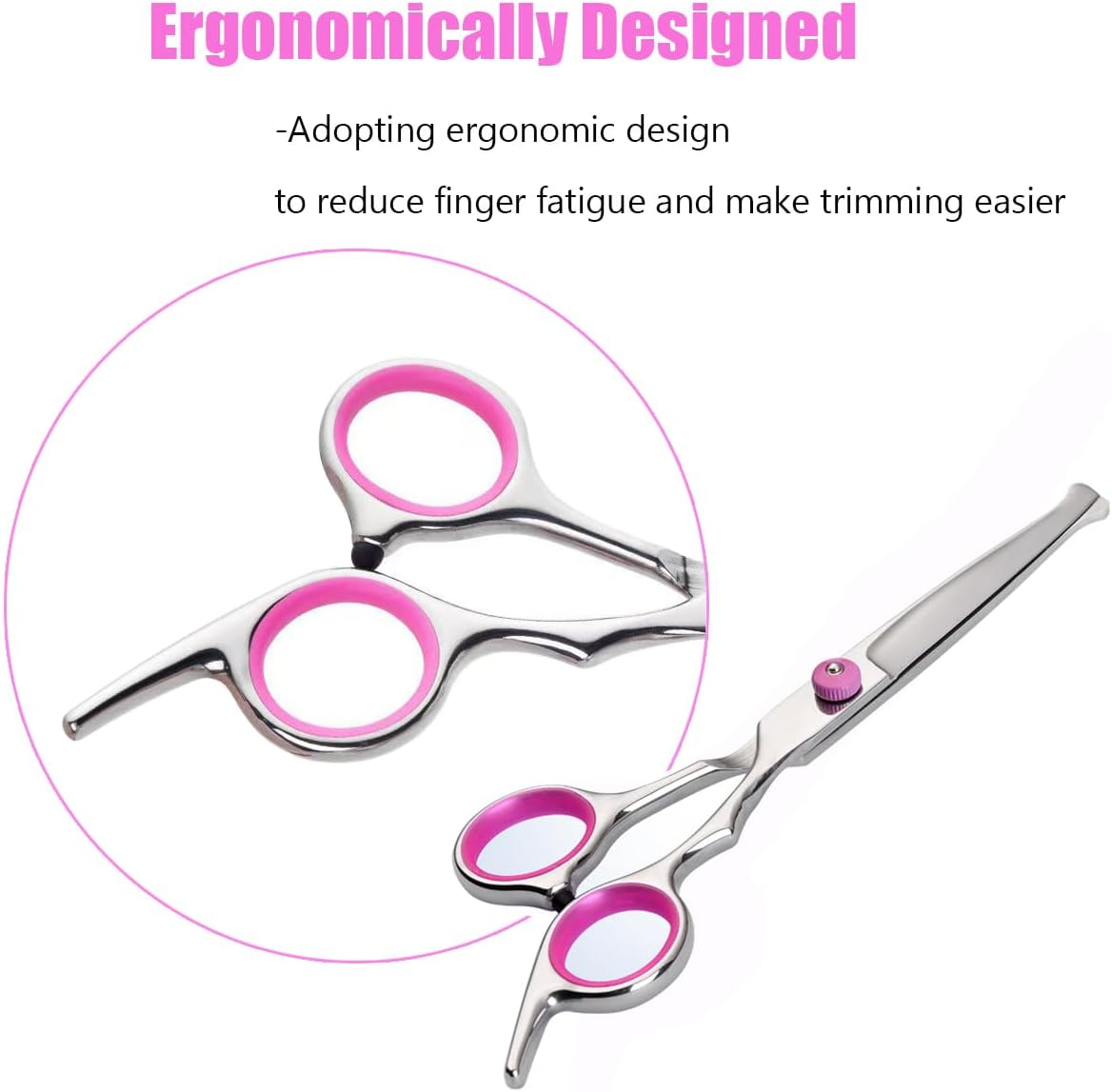 Dog Grooming Scissors, Stainless Steel Dogs Cats Pets Grooming Shears