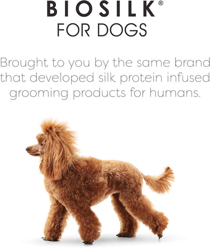 BioSilk for Pets Eco Friendly Detangling Pin Brush for Dogs, Gentle Dog Grooming Brush Designed to Help Remove Knots and Tangles and Support Healthy Coats for All Dogs