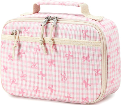 Kids Lunch Box, Small Insulated Reusable Lunch Bag for Girls and Women, School Work Picnic Travel, Lightweight Tote