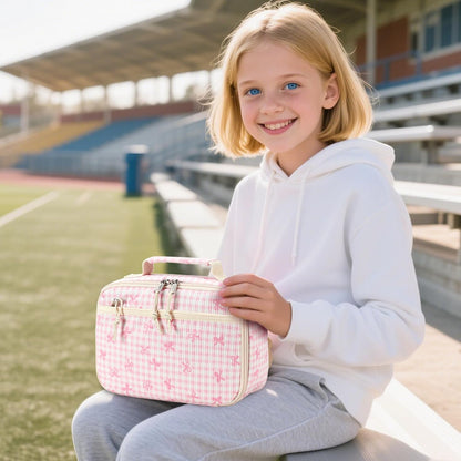 Kids Lunch Box, Small Insulated Reusable Lunch Bag for Girls and Women, School Work Picnic Travel, Lightweight Tote