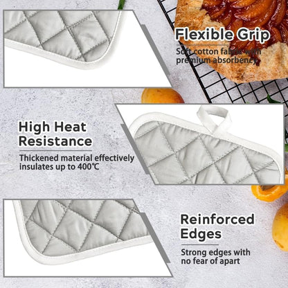 Pot Holder for Kitchen 4pcs,Abstract Leaves in Orange and Pink on Abstract Background Square Heat Resistant Hotpads Non Slip Dirt-Proof Kitchen Cook Oven Potholders Machine Washable,7x7in
