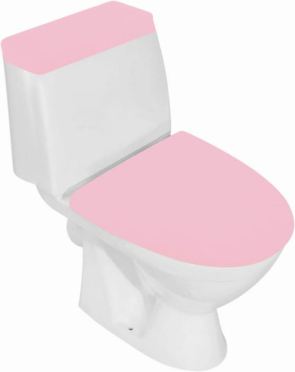 Toilet Lid Cover and Toilet Tank Lid Cover Set, Milk Silk Toilet Cover