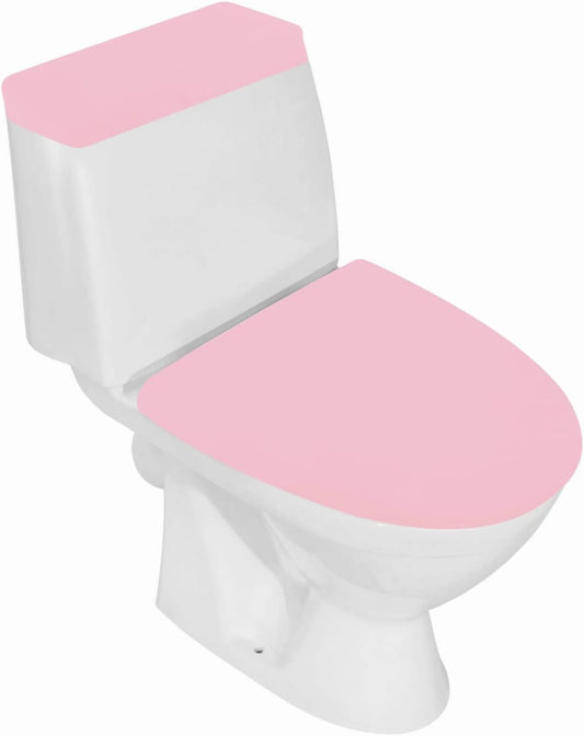 Toilet Lid Cover and Toilet Tank Lid Cover Set, Milk Silk Toilet Cover