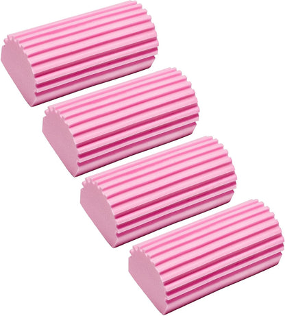 Damp Clean Duster Sponge 4 Pack Household Cleaning Sponges Reusable Dusting Sponge for Brushing Blind Glass Vents Window Mirrors Baseboards