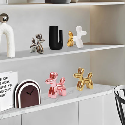 Ceramic Balloon Dog in Pink from Chic Desk Decor to Elegant Pink Decor for Bedroom A Versatile Sculptural Accent