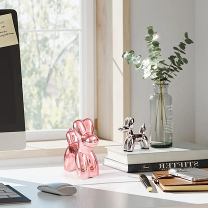 Ceramic Balloon Dog in Pink from Chic Desk Decor to Elegant Pink Decor for Bedroom A Versatile Sculptural Accent
