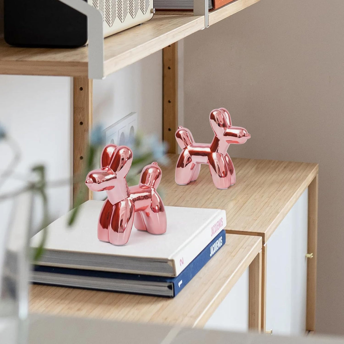 Ceramic Balloon Dog in Pink from Chic Desk Decor to Elegant Pink Decor for Bedroom A Versatile Sculptural Accent