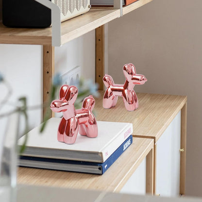 Ceramic Balloon Dog in Pink from Chic Desk Decor to Elegant Pink Decor for Bedroom A Versatile Sculptural Accent