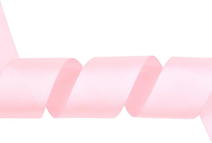Light Pink Double Faced Satin Ribbon, 1-1/2 Inch Continuous 25 Yards