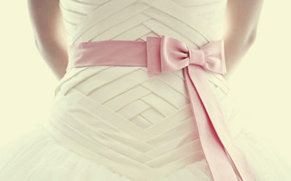 Light Pink Double Faced Satin Ribbon, 1-1/2 Inch Continuous 25 Yards