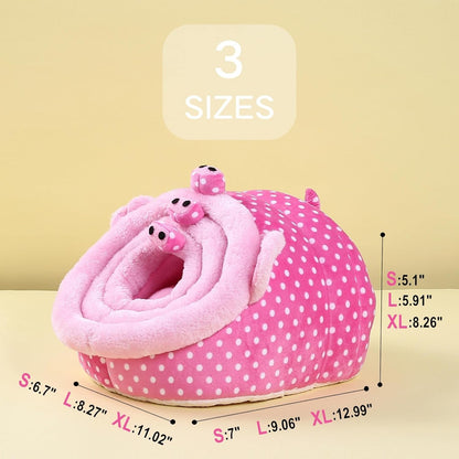 JanYoo Guinea Pig Rat Accessories Toys House Hideout Cage Supplies Chinchilla Cage Ferret Gerbil(S,Pig)
