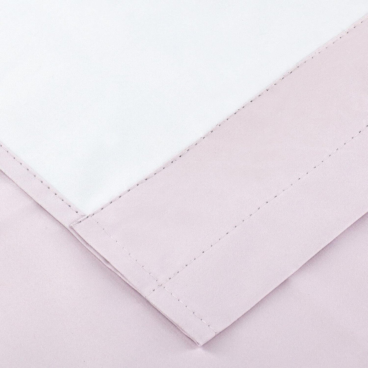 Thermal Insulated 100% Blackout Rod Pocket Top Window Curtain Valance (52" Wide x 18" Long, Light Pink)