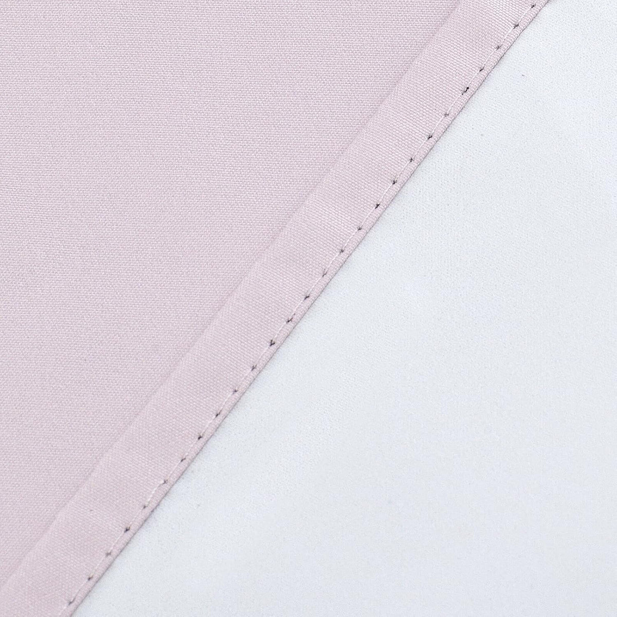 Thermal Insulated 100% Blackout Rod Pocket Top Window Curtain Valance (52" Wide x 18" Long, Light Pink)