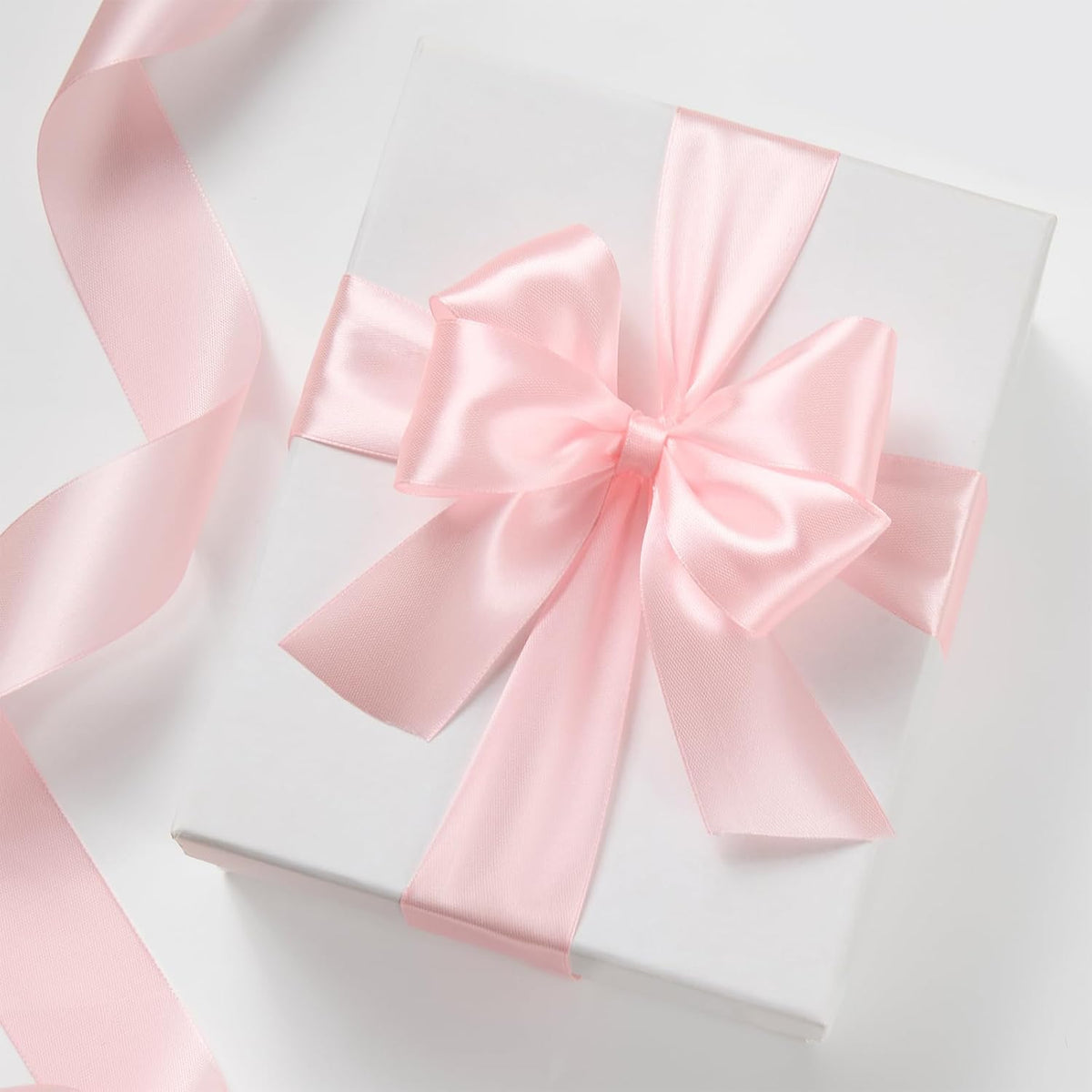 Baby Pink Ribbon 1-1/2 Inch x 100 Yards, Satin Ribbon