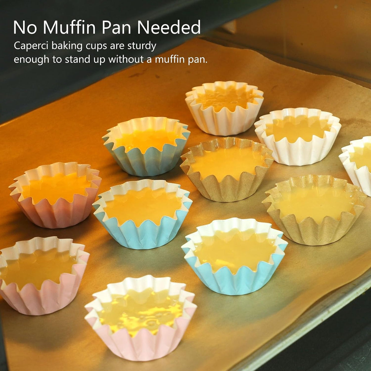 Heavy Duty Pink Mini Cupcake Liners Small Muffin Baking Cups 200pcs