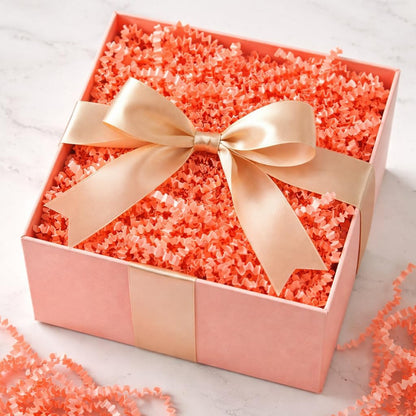 Colar Pink Crinkle Cut Paper Shred Filler, 5oz Decorative Gift Basket Filler, Cushioning Packing Material for Gift Boxes, Bags, DIY Crafts, Party Supplies & Shipping Protection
