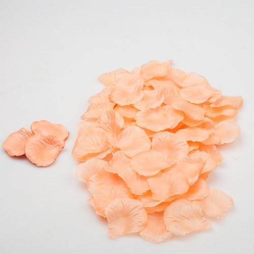 ® Silk Rose Petals Peach 1000 Count