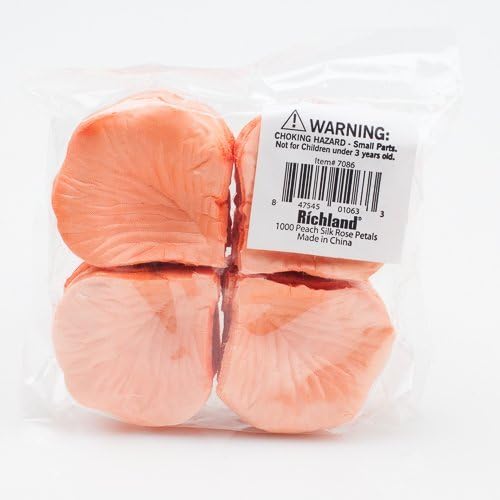 ® Silk Rose Petals Peach 1000 Count