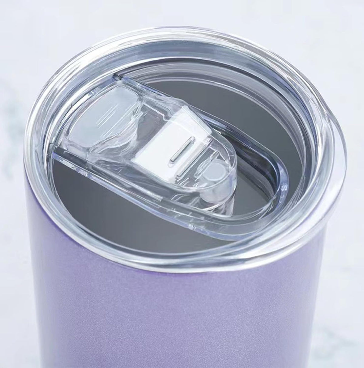 Double Wall 18/8 Stainless Steel Vacuum slim skinny tumbler with straw and lid, insulated travel mug keeping beverage cold and warm (pink, 20oz)