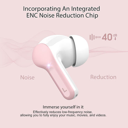 Wireless Earbuds, Bluetooth 5.4 Headphones HiFi Stereo, Bluetooth Earbuds