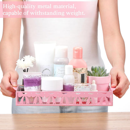 Pink Bow Toilet Paper Basket Toilet Tank Paper Holder with Handle
