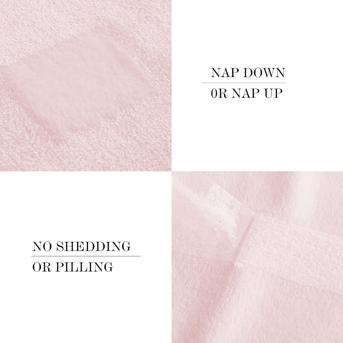 Pink Fleece Throw Blanket for Couch Sofa, Soft Fuzzy Plush Kids Luxury Flannel Lap Blanket, Super Cozy and Comfy for Fall Winter (Pink, 50" x 60")