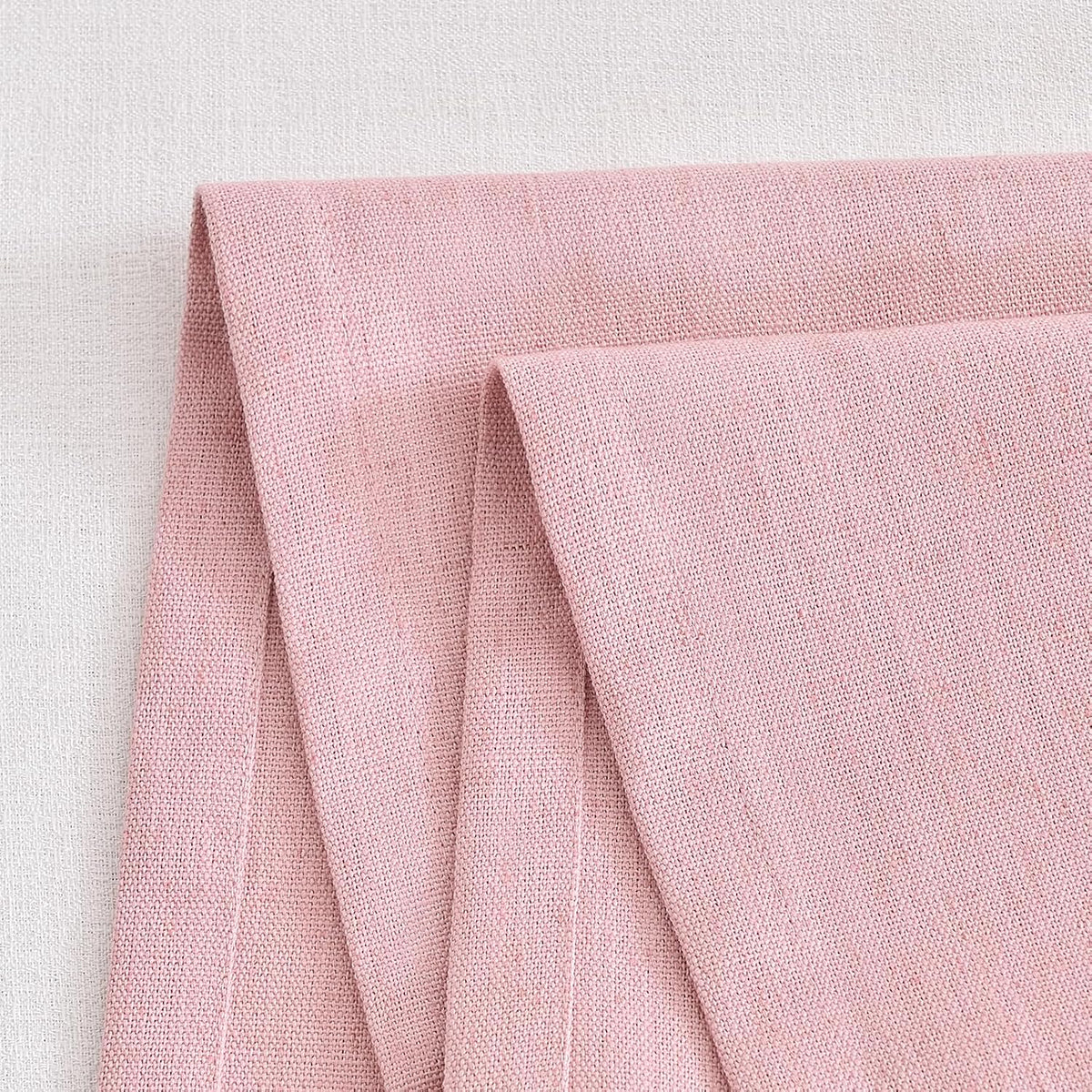 Linen Table Runner, Burlap Pink Table Runners 48 Inches Long