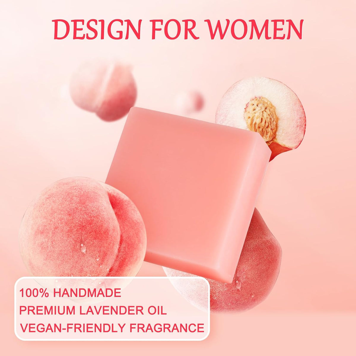 2 PCS Yoni Soap Bars for Women, Natural Yoni Bar pH Balance & Intimate Care