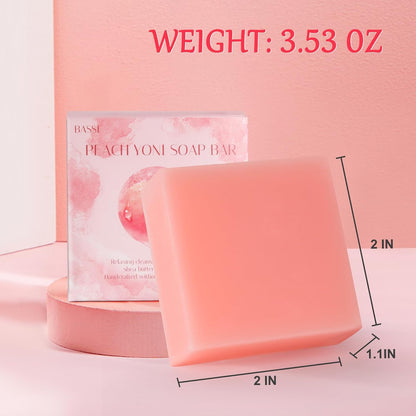 2 PCS Yoni Soap Bars for Women, Natural Yoni Bar pH Balance & Intimate Care