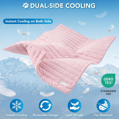 Dog Cooling Mat Blanket Pet Pad for Small Medium Cat, Medium 29x40