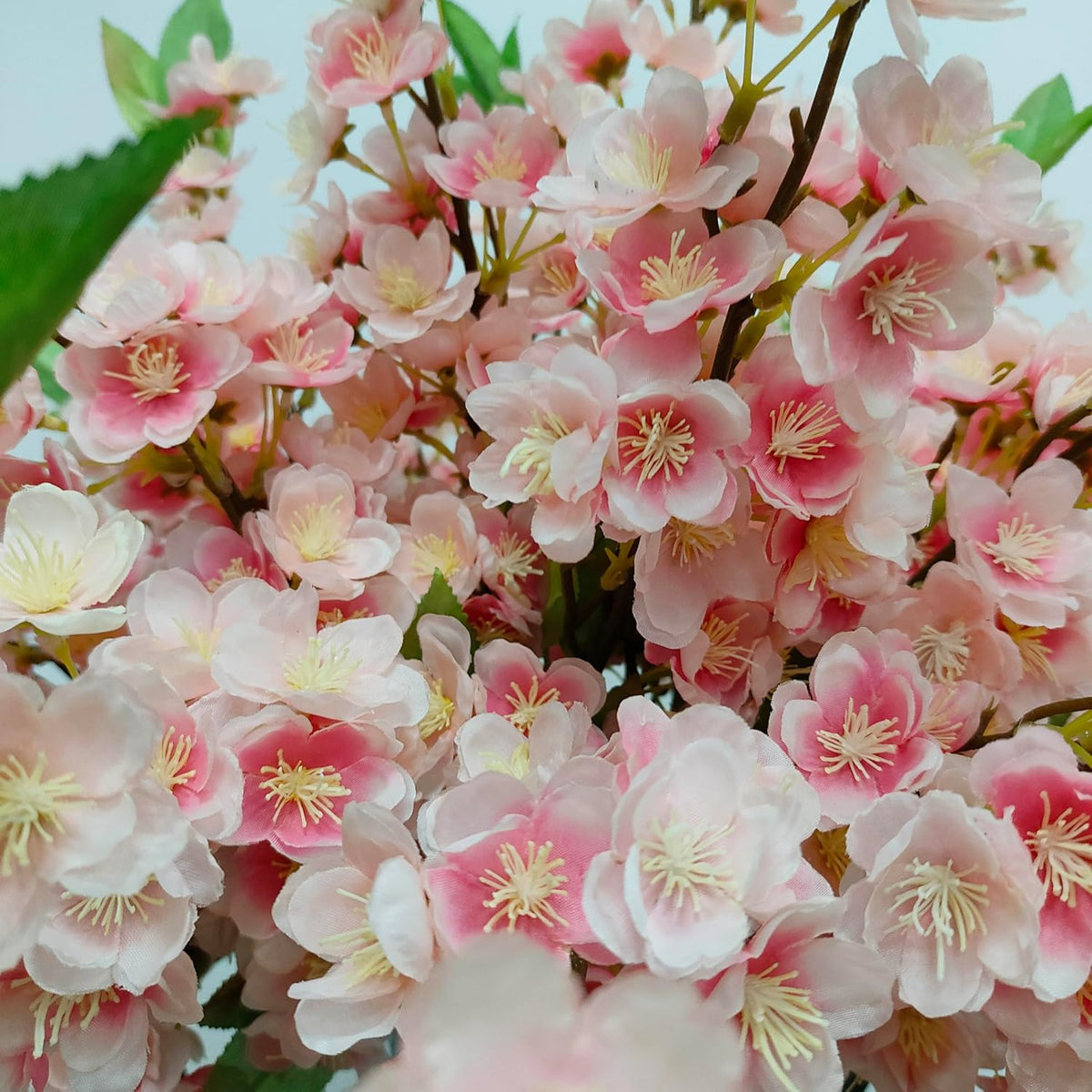 Cherry Blossom Branches 20 Pcs Pink for Home Wedding Decor