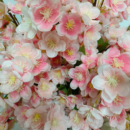 Cherry Blossom Branches 20 Pcs Pink for Home Wedding Decor