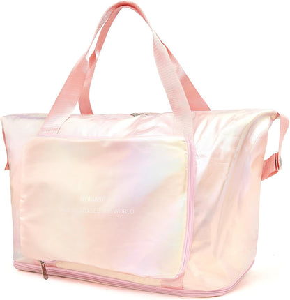 IwIeIaIrI Weekender Overnight Bags for Women Men-Pink