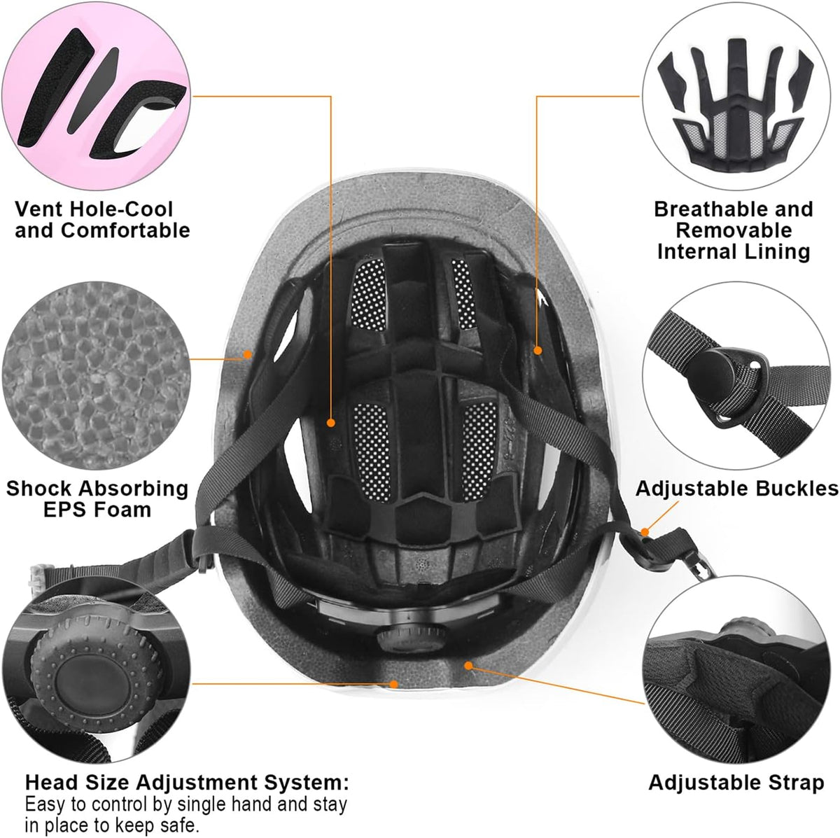 GLAF Baby Bike Helmet Toddler Helmets for 1+ Years Old