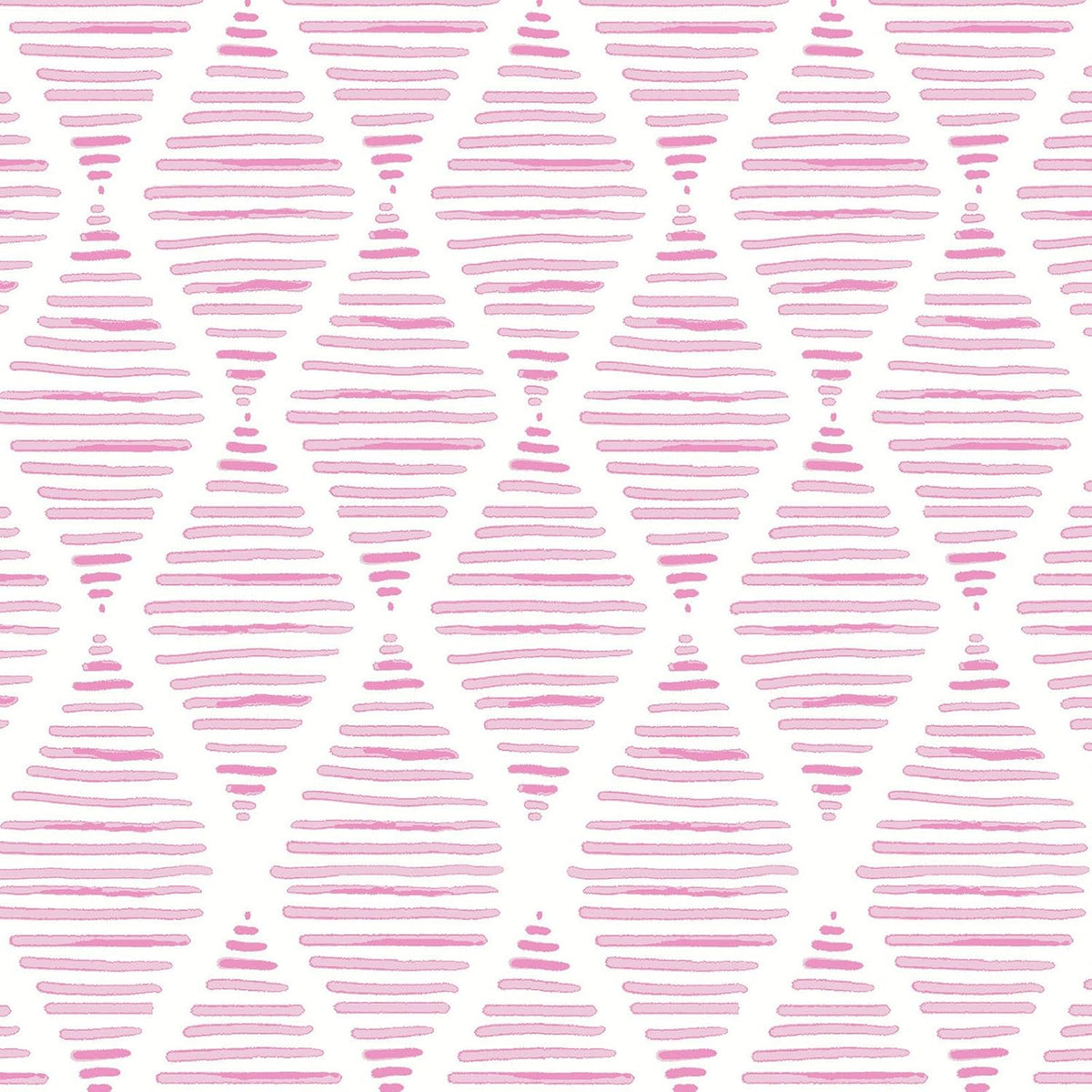 Modern White and Pink Peel and Stick Wallpaper 17.7"x120" Stripe Diamond Wallpaper Vinyl Waterproof Contact Paper Shelf Paper Drawer Liner Roll for Bedroom Living Room